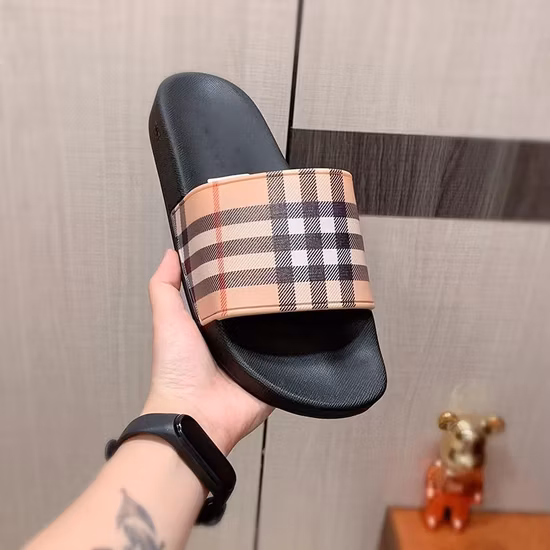 Pantofole sandali piatti da donna di marca famosa alla moda, repliche, pantofole in velcro da spiaggia L&V Billie Eilish